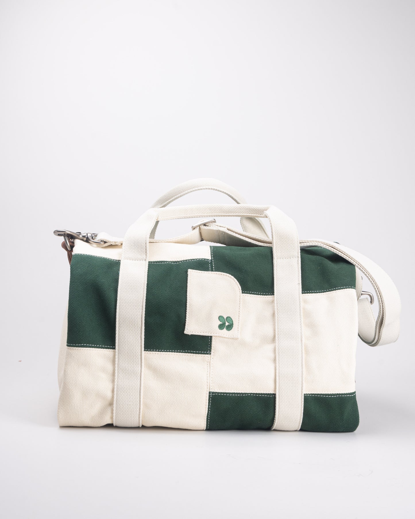 Heads Up Canvas Patchwork Weekday Bag