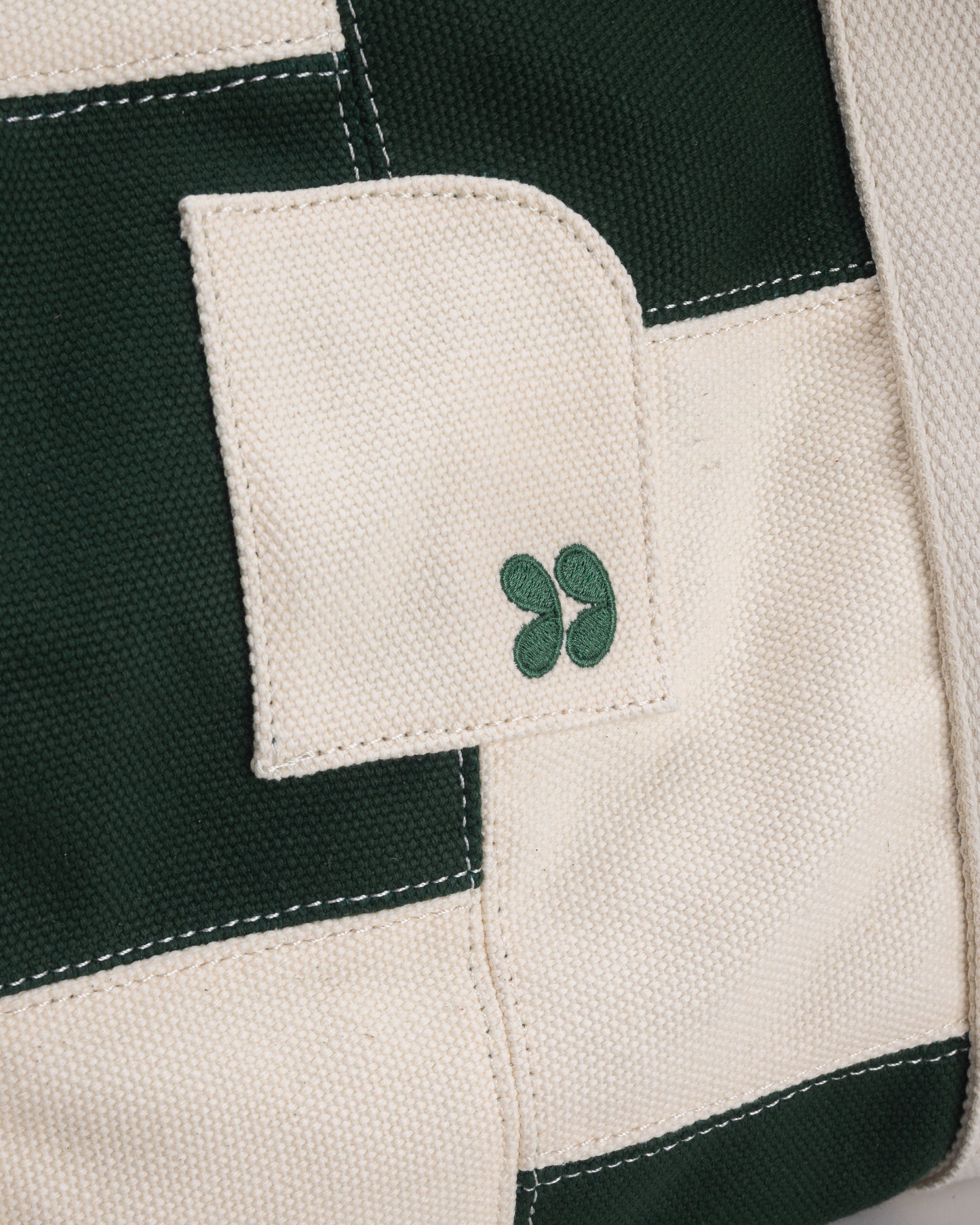 Heads Up Canvas Patchwork Weekday Bag